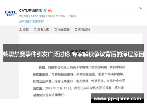 魏震禁赛事件引发广泛讨论 专家解读争议背后的深层原因